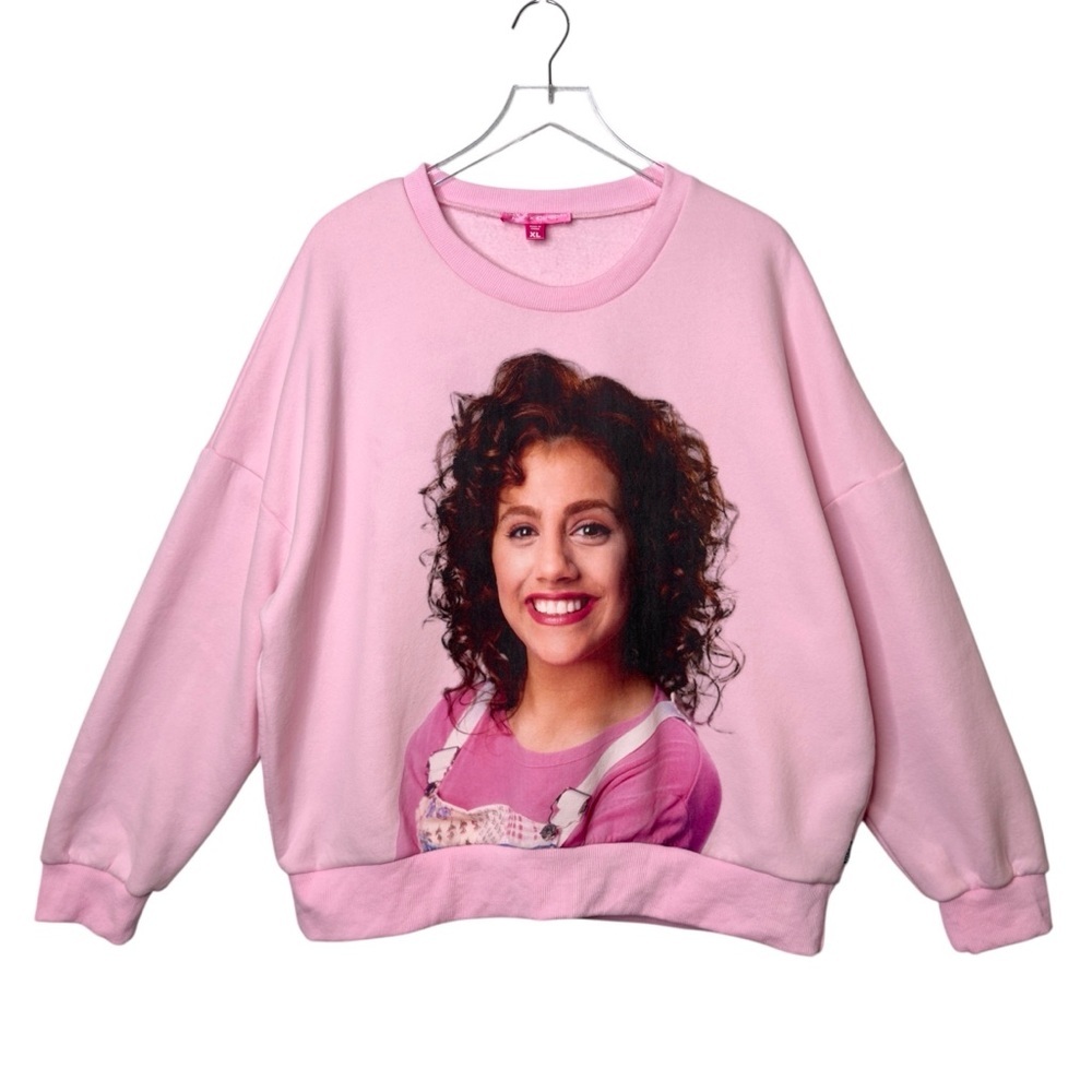 Dolls Kill x Clueless Pink Fashion Victim Women’s Oversized Sweatshirt Sz XL